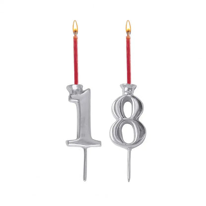 Wiederverwendbare Zahlen-Kerzenhalter