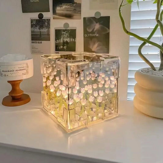 EternalBloom – Die magische Infinity-Tulpenlampe