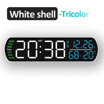 LumiTime™ RGB – Smarte 360° LED-Wanduhr mit Remote-Control