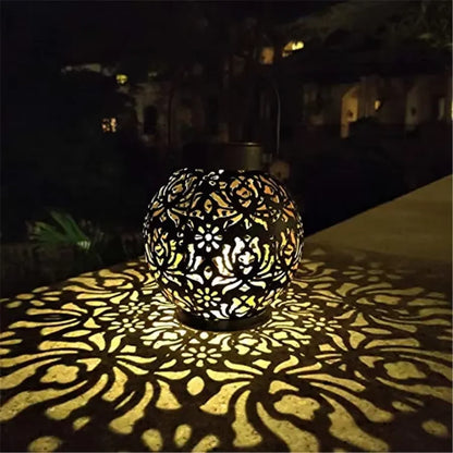LuminaGlow™ – Die Kunstvolle Solar-Laterne für Draußen