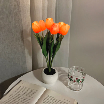 TulipGlow™ – Die magische LED-Tulpen-Nachtlampe