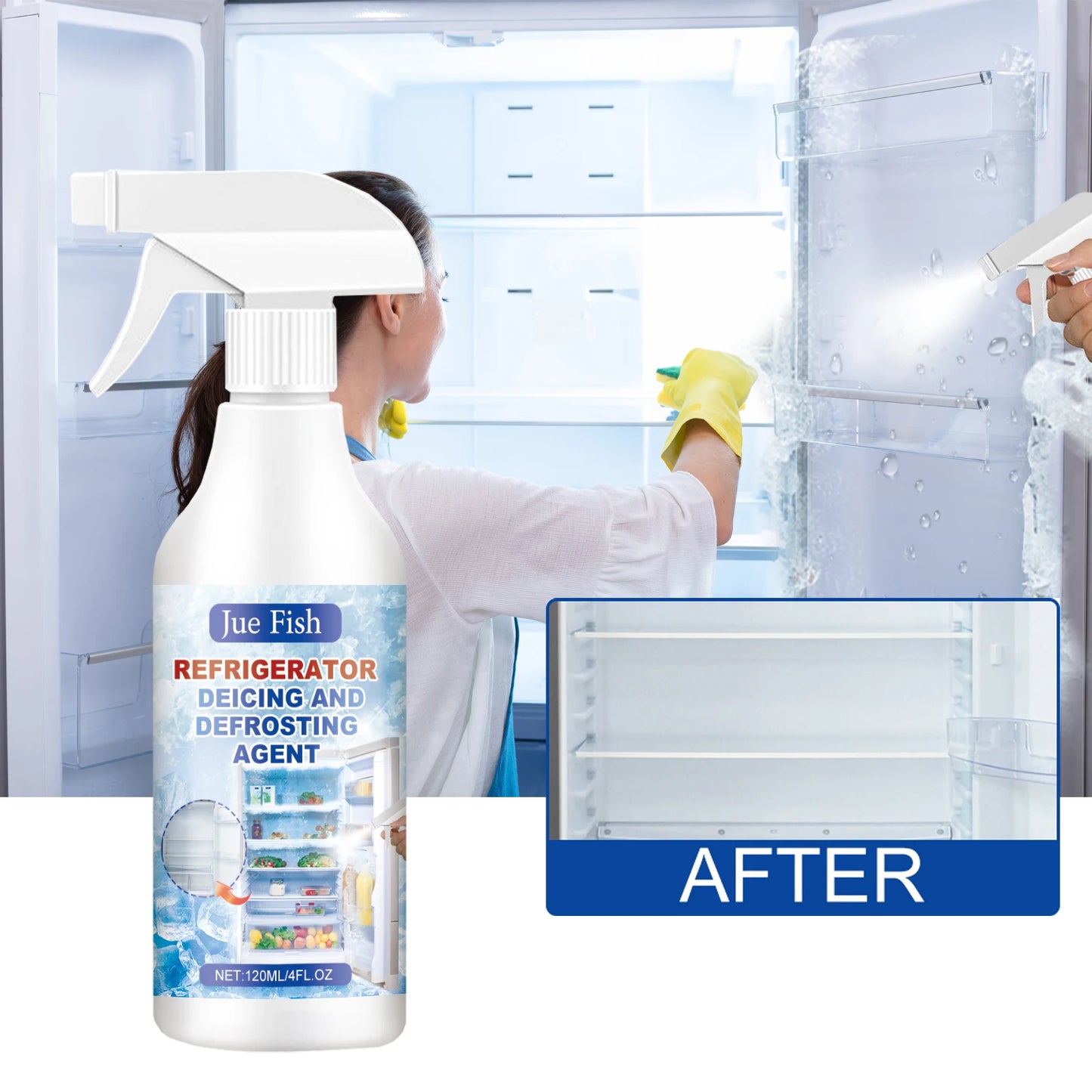 FrostAway™ – Kühlschrank in 30 Sekunden abtauen ohne Schrubben