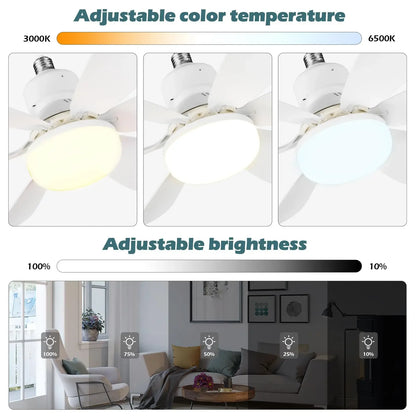 AirGlow™ – 2-in-1 Deckenventilator mit LED-Lampe und Fernbedienung