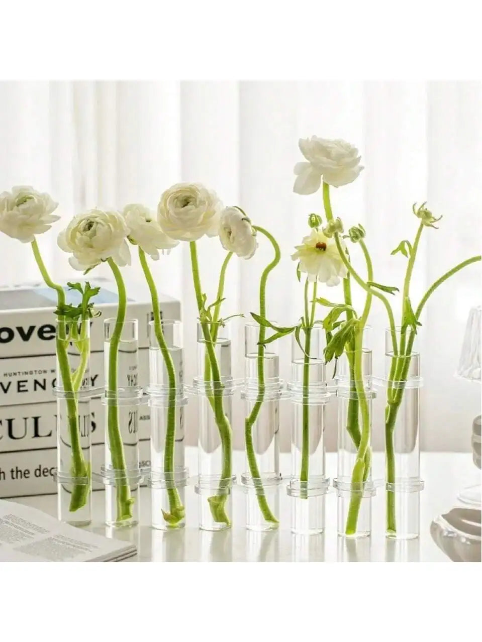 FlexiFlora – Modulare Scharnier-Vase aus Kristallglas