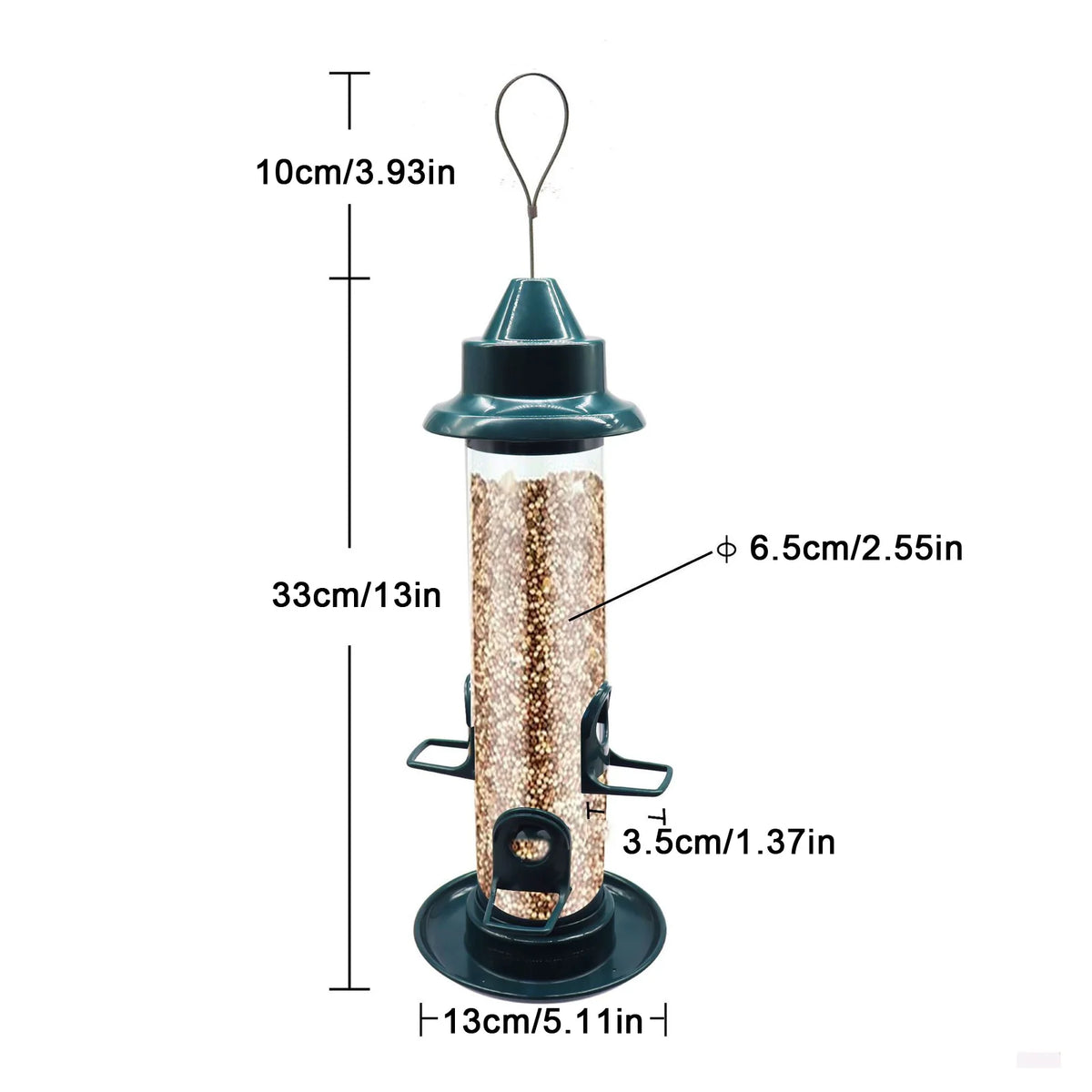 PerchGuard – Automatischer Vogelfutterspender mit 4 Sitzstangen