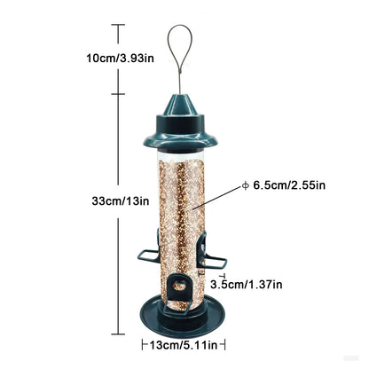 PerchGuard – Automatischer Vogelfutterspender mit 4 Sitzstangen