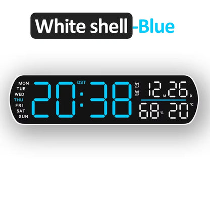 LumiTime™ RGB – Smarte 360° LED-Wanduhr mit Remote-Control