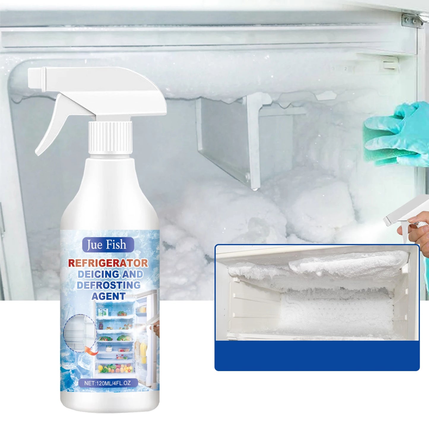 FrostAway™ – Kühlschrank in 30 Sekunden abtauen ohne Schrubben