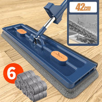 Blue with 6 mop