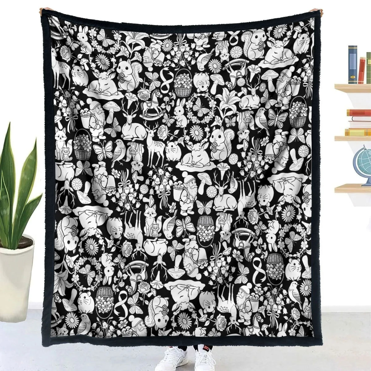 Pintolia Kuscheldecke, Waldtiere-Motiv