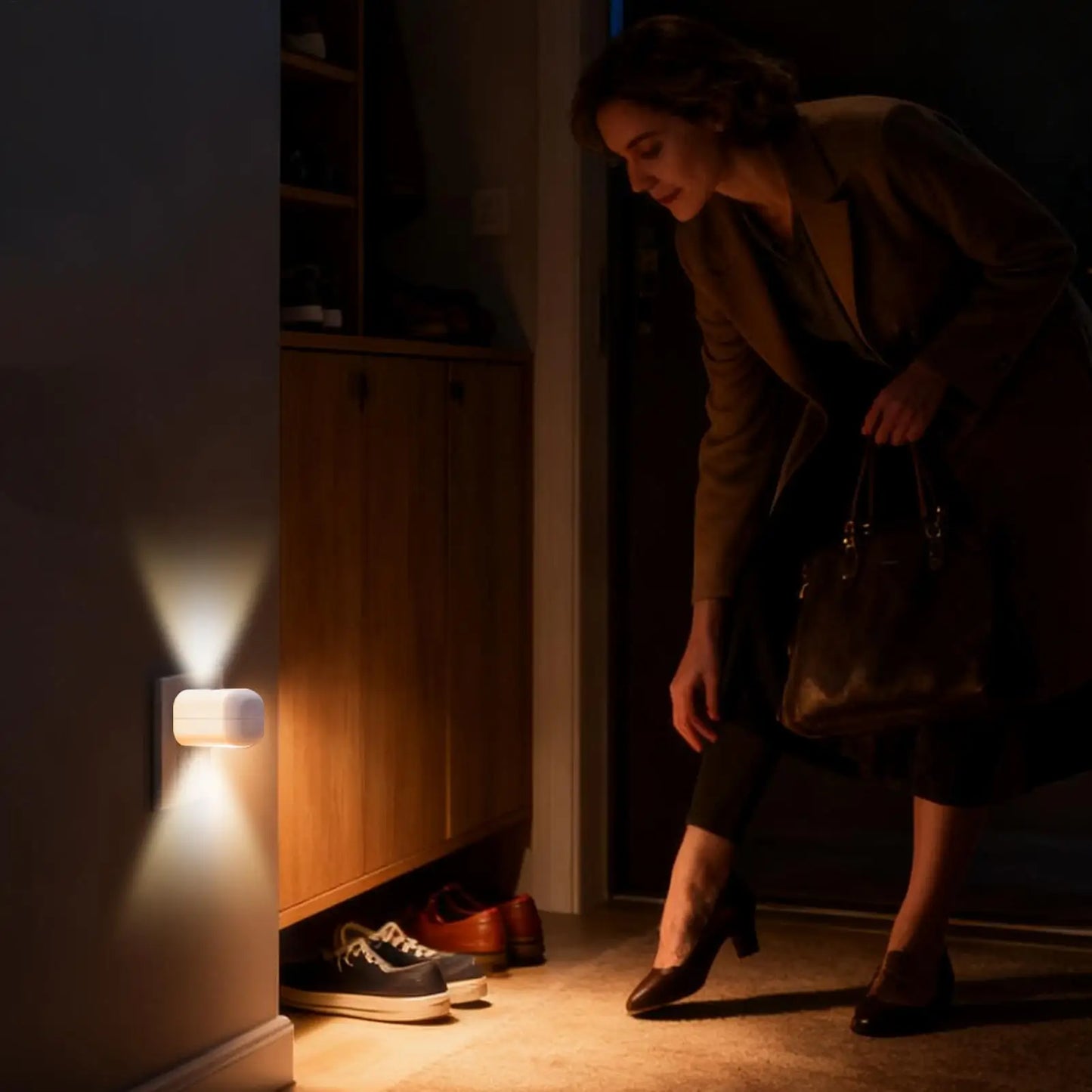 Intelligentes LED-Nachtlicht mit Sensor