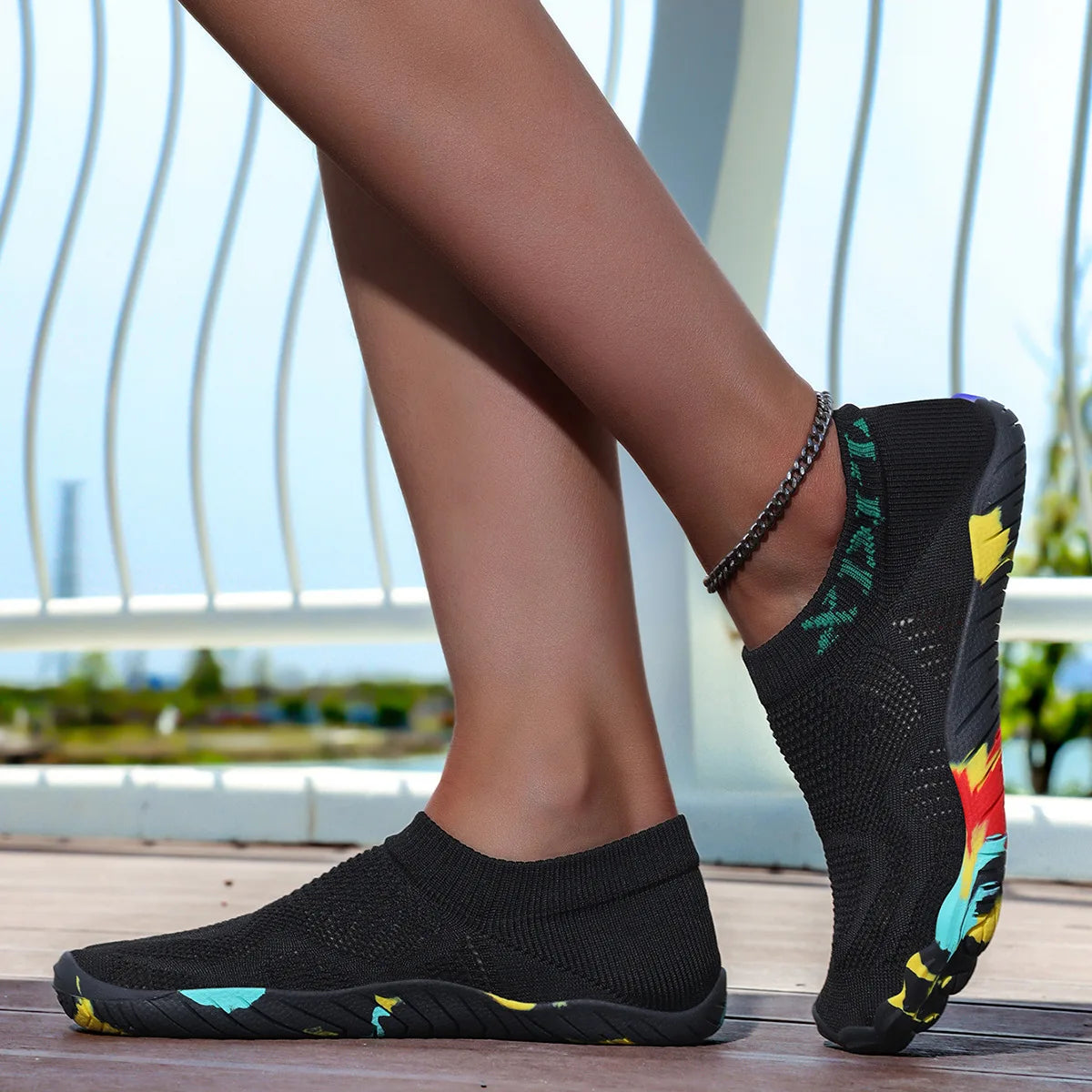 WaveWalk™ – Atmungsaktive Wasserschuhe