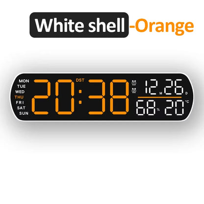 LumiTime™ RGB – Smarte 360° LED-Wanduhr mit Remote-Control