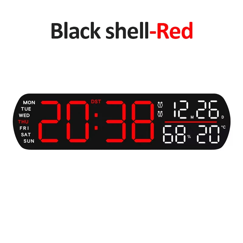 LumiTime™ RGB – Smarte 360° LED-Wanduhr mit Remote-Control