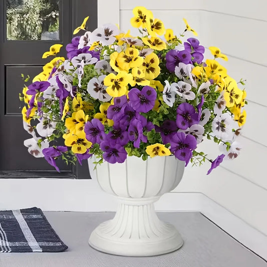 VividPansy™ – Realistische Kunst-Stiefmütterchen im 12er-Set