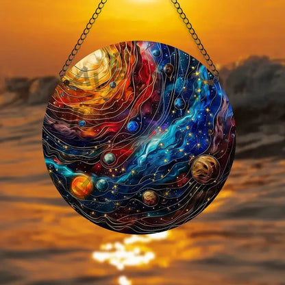 VividGlass – Handgefertigter Buntglas-Sonnenfänger