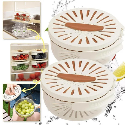 FreshDrain™ – Praktischer Obst- und Gemüsekorb
