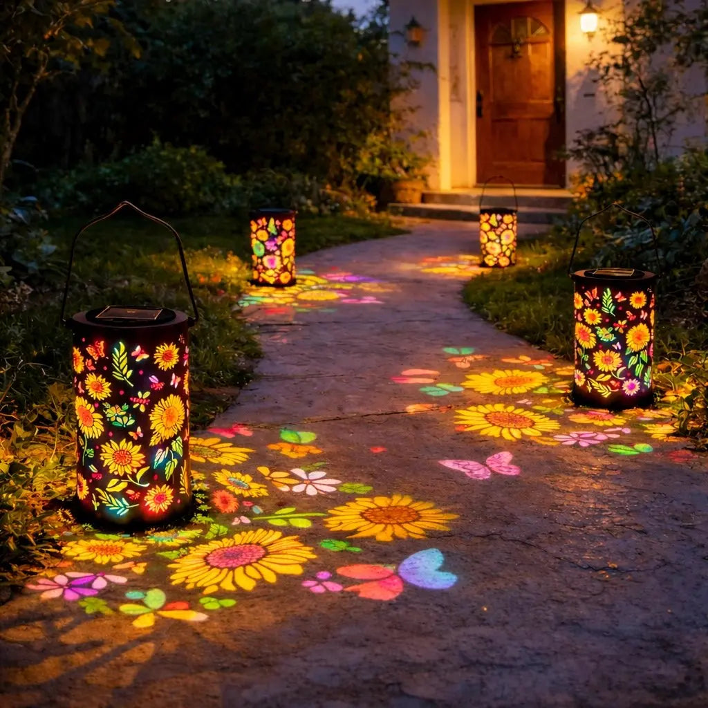 BloomLight™ – Die Kunstvolle Sonnenblumen-Solar-Laterne