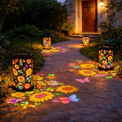 BloomLight™ – Die Kunstvolle Sonnenblumen-Solar-Laterne