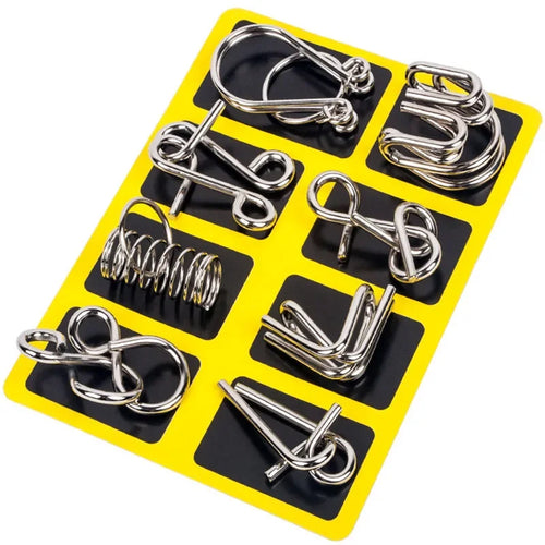 Grips – Metall-Knobelpuzzle Set (8-teilig)