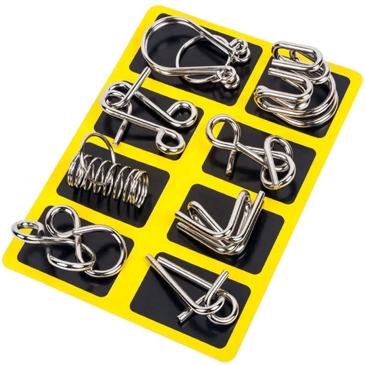 Grips – Metall-Knobelpuzzle Set (8-teilig)