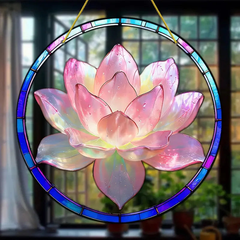 VividGlass – Handgefertigter Buntglas-Sonnenfänger