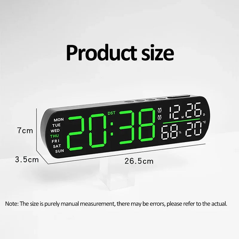 LumiTime™ RGB – Smarte 360° LED-Wanduhr mit Remote-Control