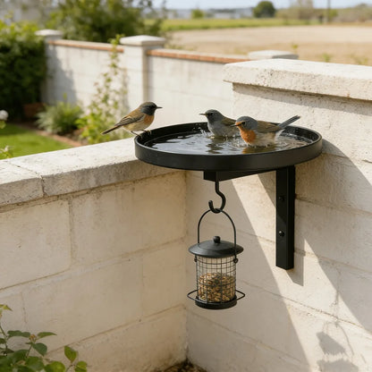 Plumora – Wandvogelbad mit Futterhaken