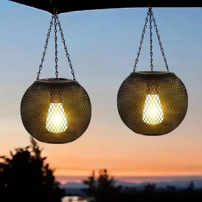 VintageGlow™ – Retro-Solar-Laterne aus Metall