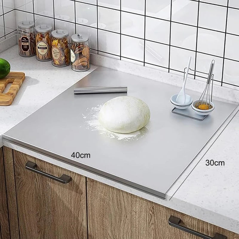 ClearPrep – Acryl-Schneidebrett mit Kantenlippe & Auffangschale