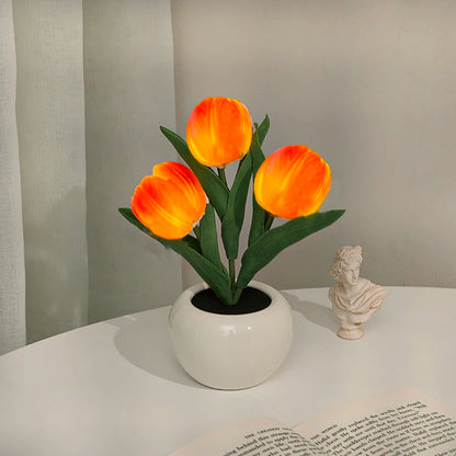 TulipGlow™ – Die magische LED-Tulpen-Nachtlampe