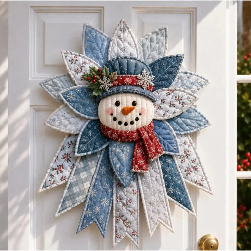 Kranzella – DIY Quilt-Kerstkranz zum Selbernähen, für die Haustür