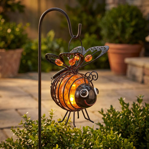 CharmLight™ – LED Gartenfigur mit Vintage-Charme