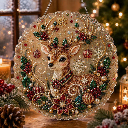 Perlora – Diamond Painting Weihnachtsanhänger