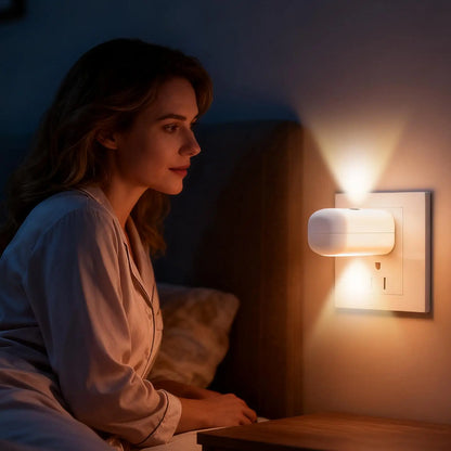 Intelligentes LED-Nachtlicht mit Sensor