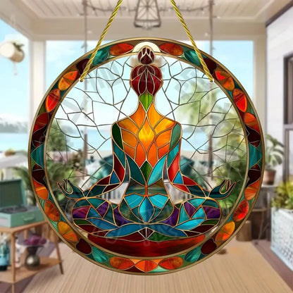 VividGlass – Handgefertigter Buntglas-Sonnenfänger