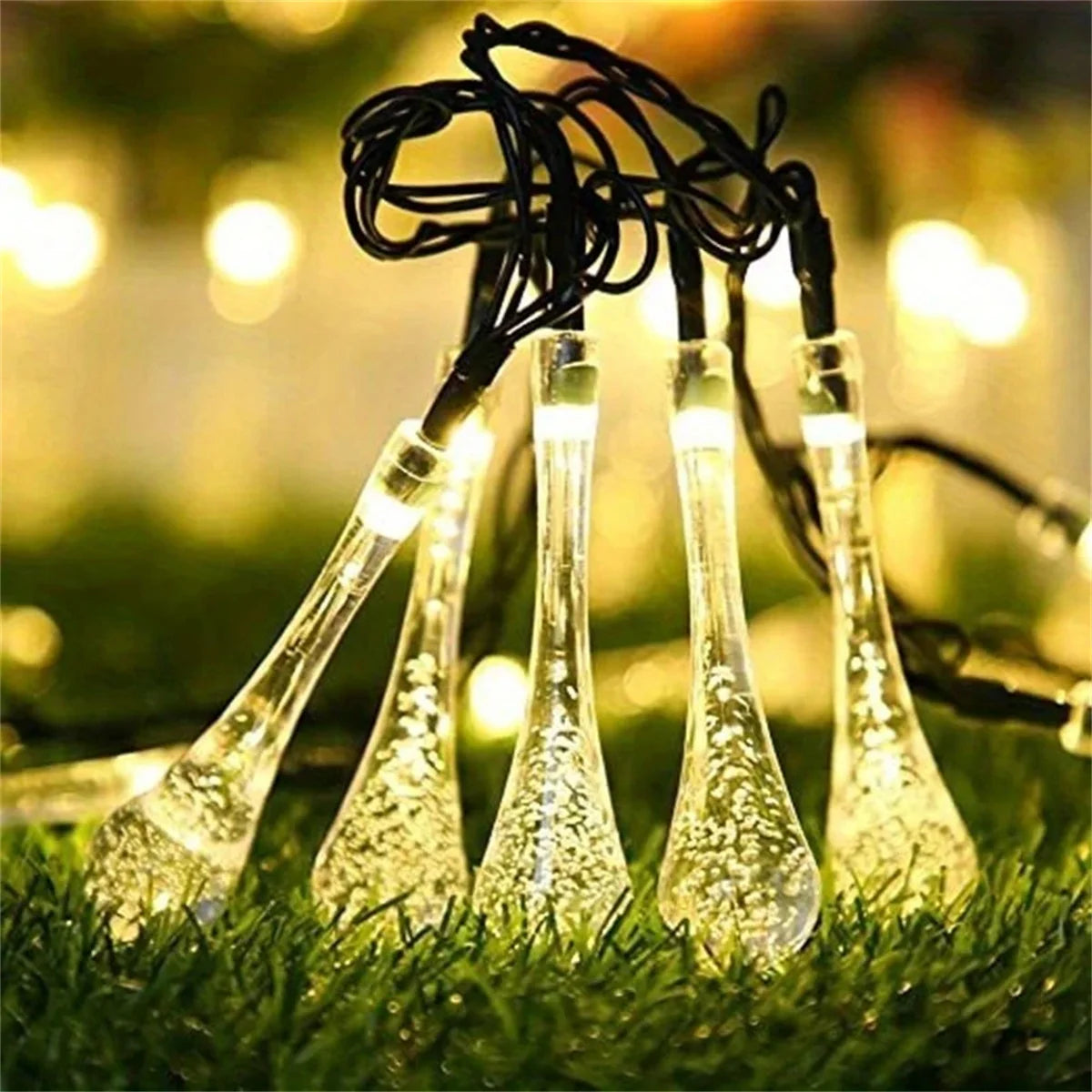 Tropfina – Solar-Lichterkette Wassertropfen