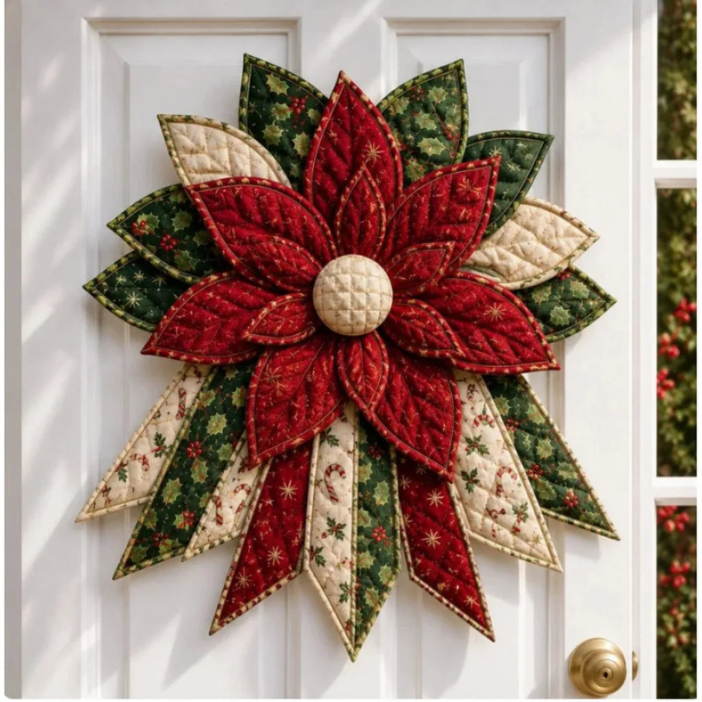 Kranzella – DIY Quilt-Kerstkranz zum Selbernähen, für die Haustür