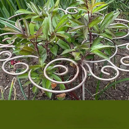 IronGrow™ – Elegante Spiral-Pflanzenstütze