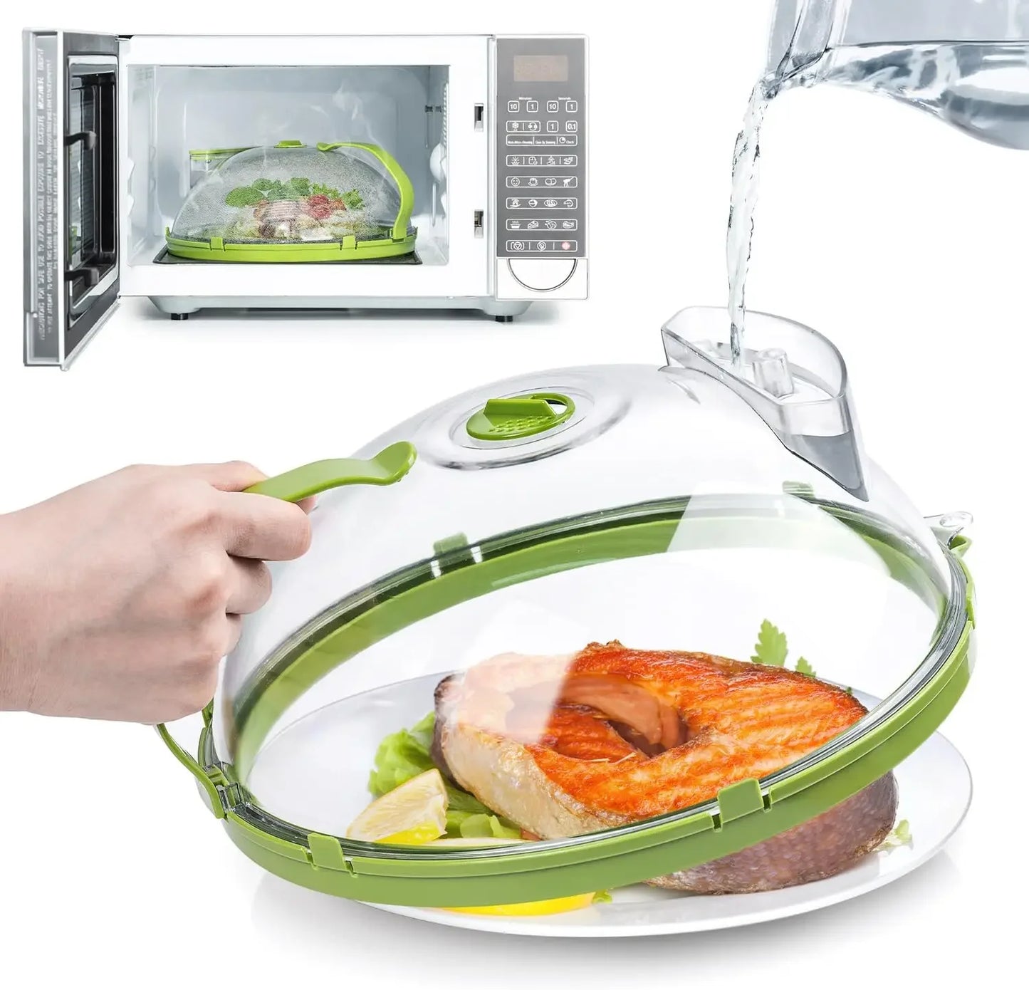 Gracenal SteamGuard – Mikrowellenhaube met Dampf-System