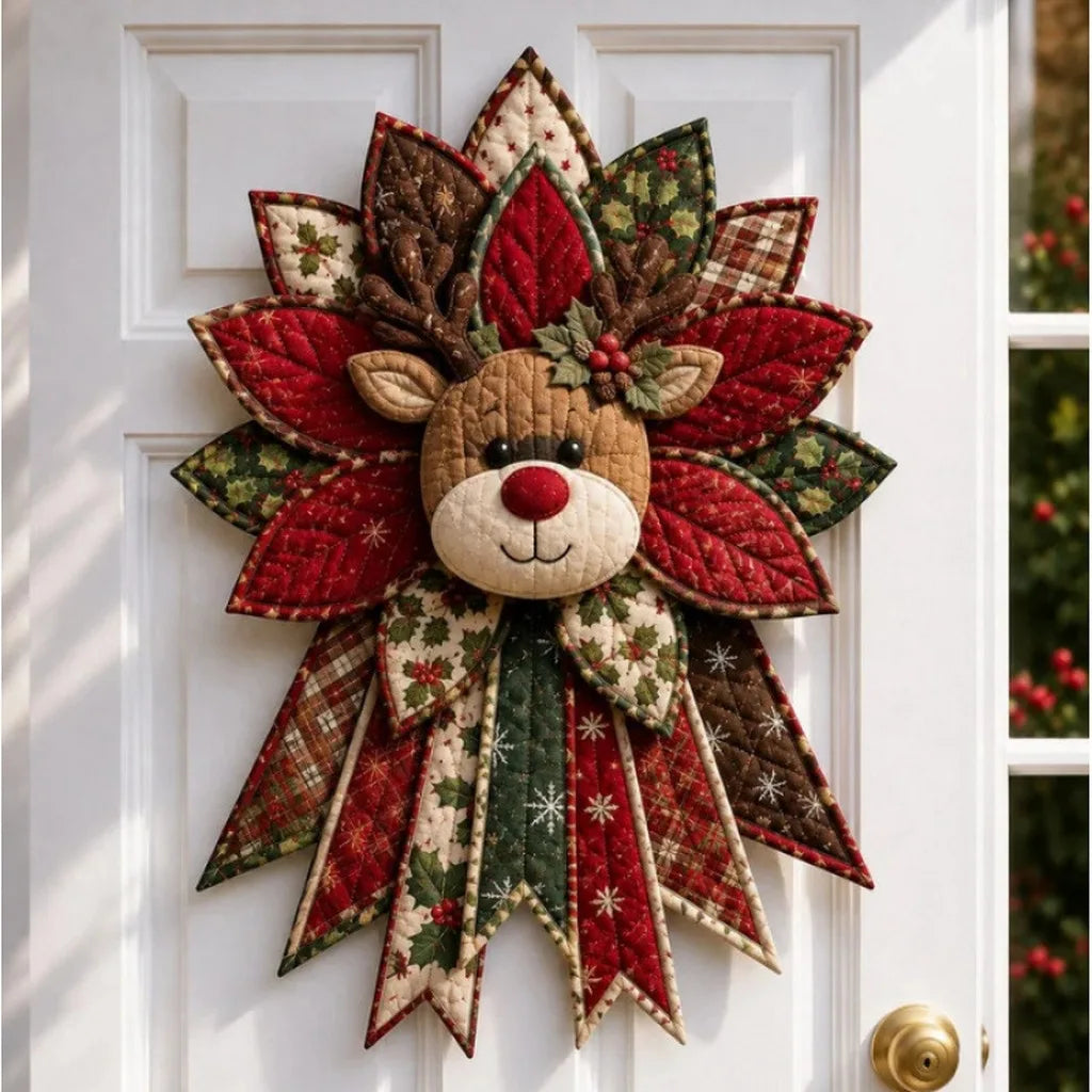 Kranzella – DIY Quilt-Kerstkranz zum Selbernähen, für die Haustür