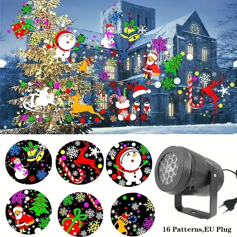 Sternlicht – Rotierender Weihnachts-Laserprojektor