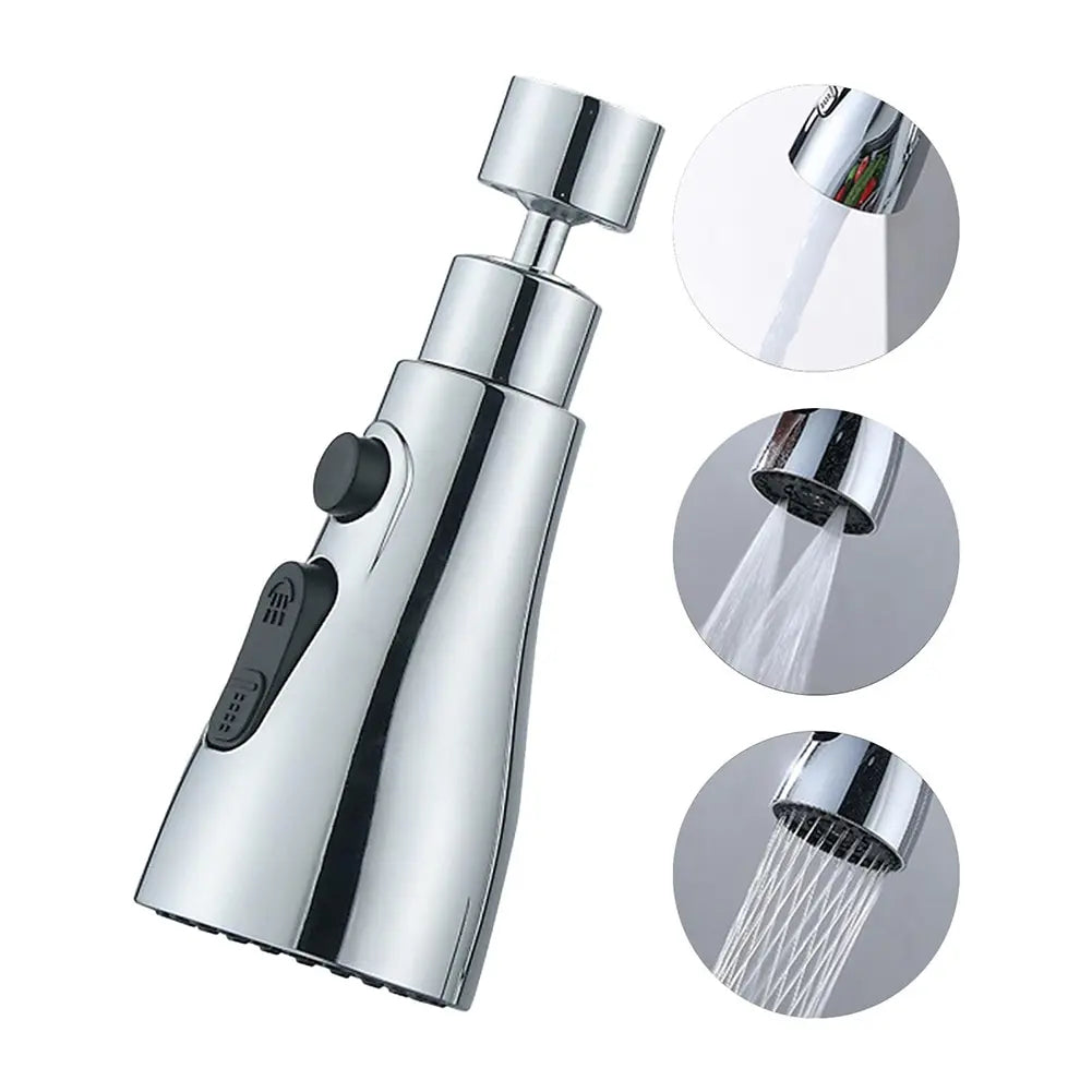 AquaFlex™ 3-in-1 – 720° Hochdruck-Hahnaufsatz