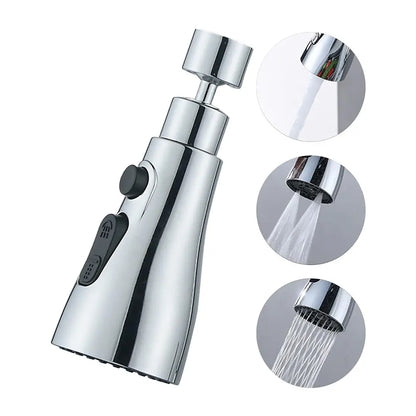 AquaFlex™ 3-in-1 – 720° Hochdruck-Hahnaufsatz