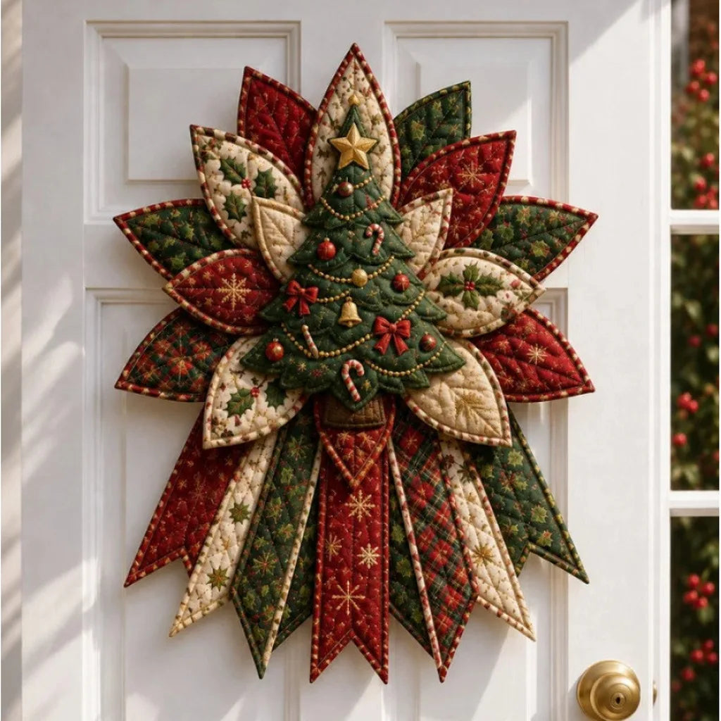 Kranzella – DIY Quilt-Kerstkranz zum Selbernähen, für die Haustür