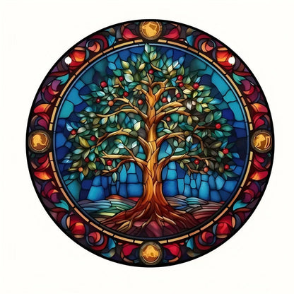 VividGlass – Handgefertigter Buntglas-Sonnenfänger