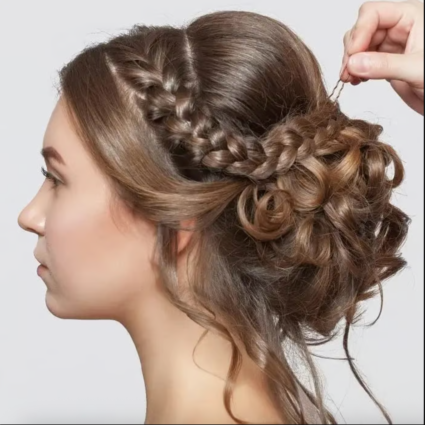 Haarteil - Messy Curly Dish Bun