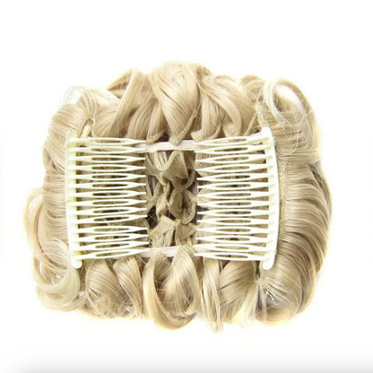 Haarteil - Messy Curly Dish Bun