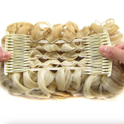 Haarteil - Messy Curly Dish Bun