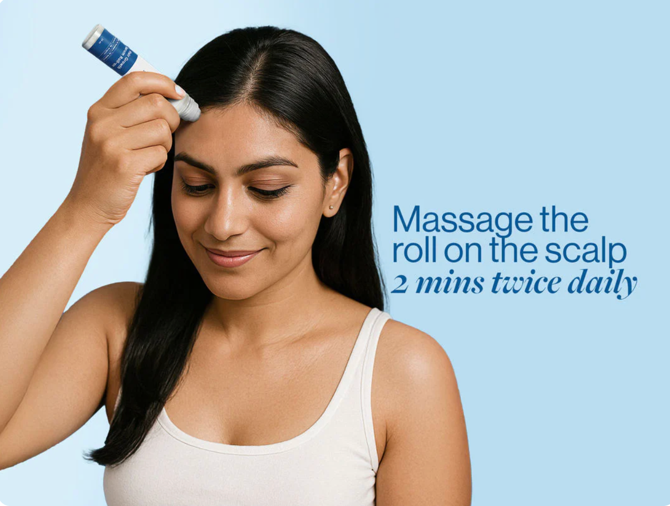 Fortschrittliches Haarwuchs-Serum zum Auftragen